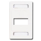 Siemon MX-FP-S-03-02 Single Gang Faceplate for 3 MAX Modules